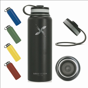 Wide Mouth Water Bottles, Sports Water Bottles, BPA-free, Leak Proof 12, 16, 18, 32, 40oz